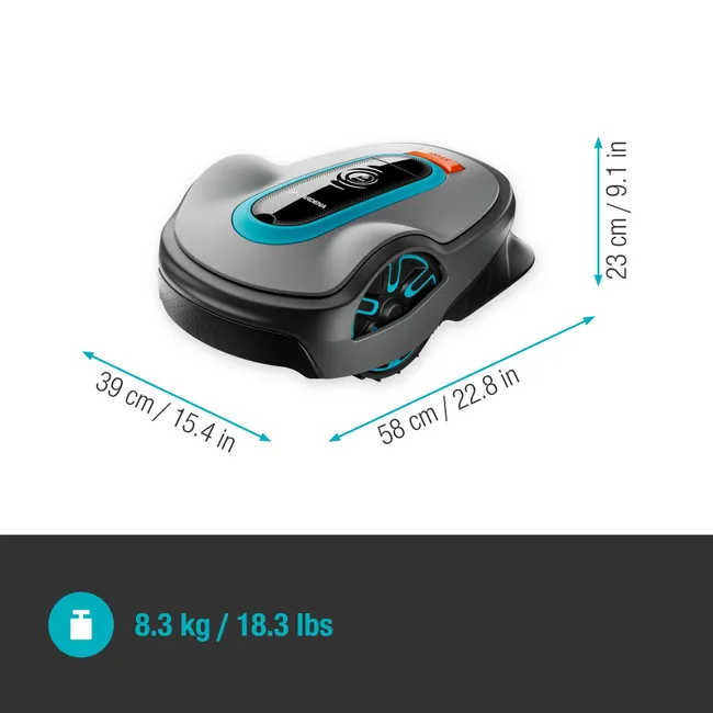 Robot tondeuse connecté GARDENA smart sileno life 19703-66 wifi, 1250 m² - illustration 2